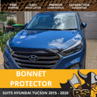 PS4X4 Hyundai Tucson 2015 - 2020 Bonnet Protector Tinted Guard