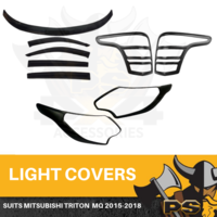 Bonnet Protector , Weathershields & Black Covers Mitsubishi Triton MQ 2015-2018