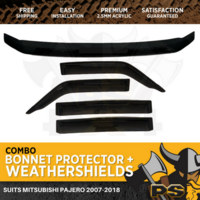Bonnet Protector, Weathershields to suit Mitsubishi Pajero NX NX 2007-2021