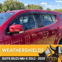 Superior Weather shields for ISUZU MU-X Window Door Visors 2012+ MUX