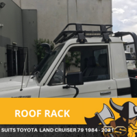 TOYOTA LAND CRUISER 79 SERIES STEEL SINGLE CAB 1/2 ROOF RACK 850 x 1250mm