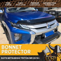 Bonnet Protector for Mitsubishi Triton MR 2019 + Current Tinted Guard