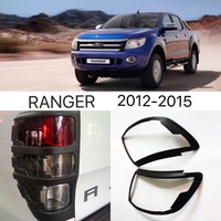Ford Ranger PX1 2012-2015 Matte Black Head Light Tail Light Lamp Cover
