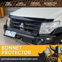Bonnet Protector for Mitsubishi Pajero 2007-2021 Wagon Tinted Guard