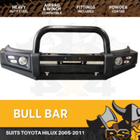 Bull Bar to suit Toyota Hilux 2005-2011 Steel Winch Winch Compatible