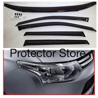 Mitsubishi Outlander ZJ ZK 2012-2016 Bonnet Protector, Weathershields & Light Covers 