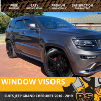Window Visors Weathershields weather shields Jeep Grand Cherokee WK 2010-2019