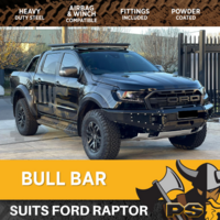 PS4X4 BULL BAR TO SUIT FORD RAPTOR SENSOR COMPATIBLE PX2 PXR