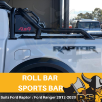 PS4X4 Ford Ranger Raptor Sports Bar Roll Bar Off Road 4x4 2012-2021