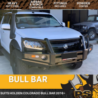 PS4X4 Deluxe Steel Bull Bar For Holden Colorado 2016+ ADR Approved