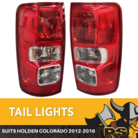 TAIL LIGHTS PAIR TO SUIT HOLDEN COLORADO RG 06/2012-2016 
