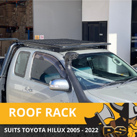 Steel Flat Roof Rack suitable for Space cab Toyota Hilux 2005 - 2015 N70