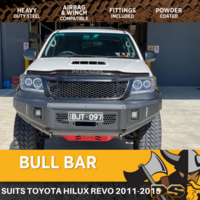 PS4X4 Viking X Rocker Bar to suit Toyota Hilux 2011-2015 Steel Winch Compatible Rocker Bar
