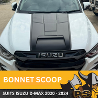 Matte Black Bonnet Scoop For Isuzu D-max D Max 2020 - 2024 Ute