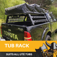 PS4X4 Isuzu D-max Dmax D max 2011 - 2021 Tub Rack Roof Top Tent Rack