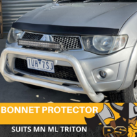 Matte Bonnet Protector for Mitsubishi Triton 2006-2015 ML MN Tinted Smoked