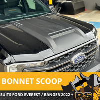 Matte Black Bonnet Scoop Raptor Style For Ford Ranger Everest Next Gen 2022 +