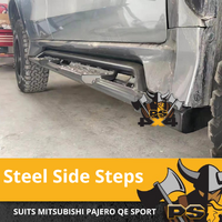 PS4X4 HEAVY DUTY SIDE STEPS RUNNING BOARDS TO SUIT MITSUBISHI PAJERO SPORT QE QF