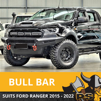 PS4X4 V2 Steel Rockerbar Bull Bar to Suit Ford Ranger 2015 - 2022 PX2 PX3 Models