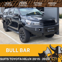 PS4X4 Viking X Rocker Bar to suit Toyota Hilux 2015 - 2020 Steel Winch Compatible Rocker Bar