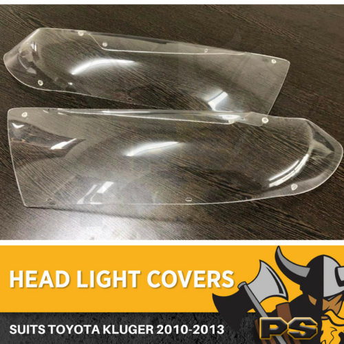 Headlight Covers Lamp Protectors to suit a Toyota Kluger 2010-2013