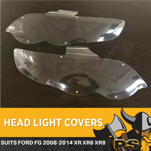 Headlight Covers Lamp Protectors to suit a Ford FG 2008-2014 XR XR6 XR8