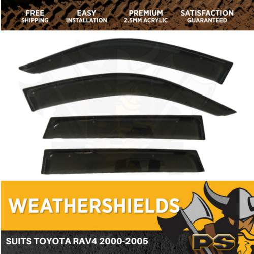 Superior Weathershields to suit Toyota Rav4 2000-2006 Window Visors