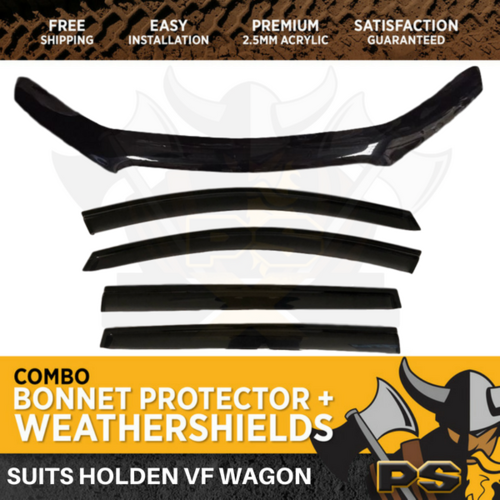 Bonnet Protector & Weathershields for Holden VF WAGON Commodore