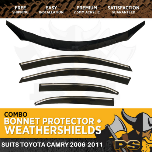 Bonnet Protector & Weathershields to suit Toyota Camry 2006-2011