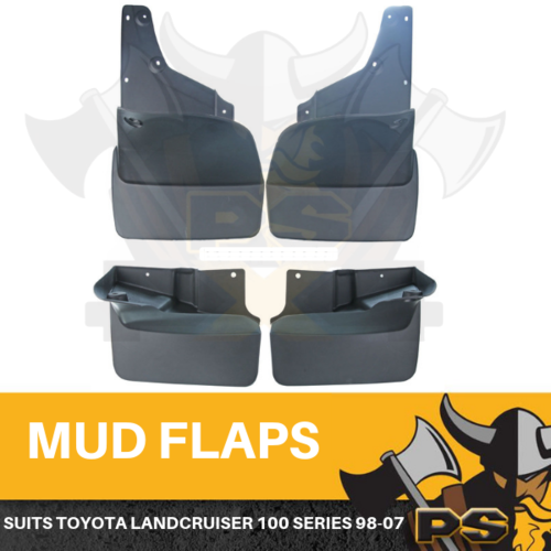 Mud Flaps to suit Toyota Landcruiser 100 Series 1998 1999 2000-2007 Splash Guard