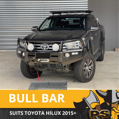 PS4X4 63mm Deluxe Bull Bar to suit Toyota Hilux GUN N80 Revo 2015 + ADR Approved 