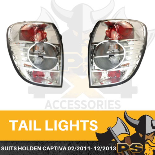 PS4X4 REPLACEMENT TAIL LIGHTS TO SUIT HOLDEN CAPTIVA 02/2011-12/2013