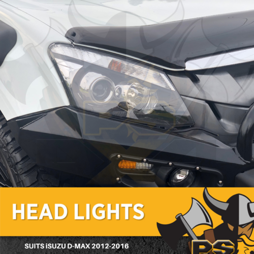 Ps4x4 Pair Of New Head Light Replacements To Suit Isuzu Dmax 2012-2016