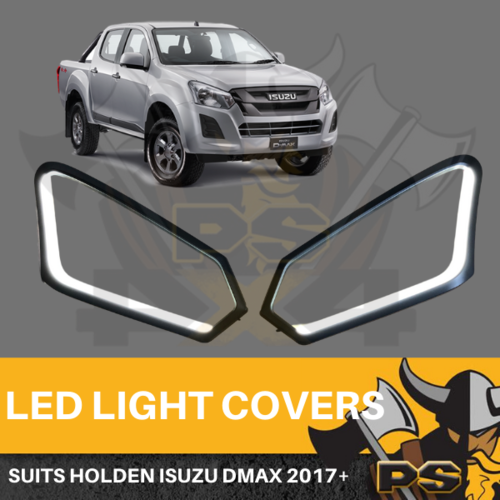 LED DRL Daytime Running Light Headlight Cover for ISUZU D-max DMAX 2017+