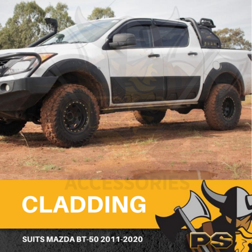 Door Body Molding Cladding Trim to suit Mazda BT-50 BT50 2011-2020 Dual cab