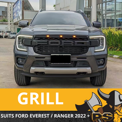 Ford Everest Raptor Grill LED To Suit Wildtrak OR XLT 2022 + New Gen PX4