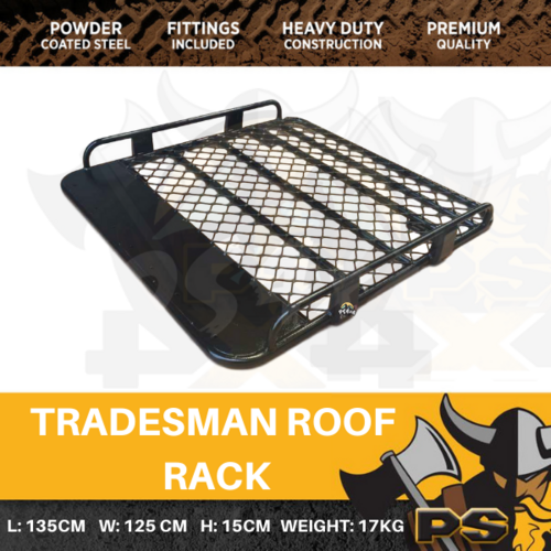 Mitsubishi Triton 2006-2015 Dual Cab Steel Tradesman Roof Rack 