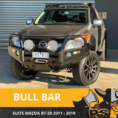 PS4X4 STEEL DELUXE PREMIUM BULL BAR TO SUIT MAZDA BT-50 BT50 2011-2020