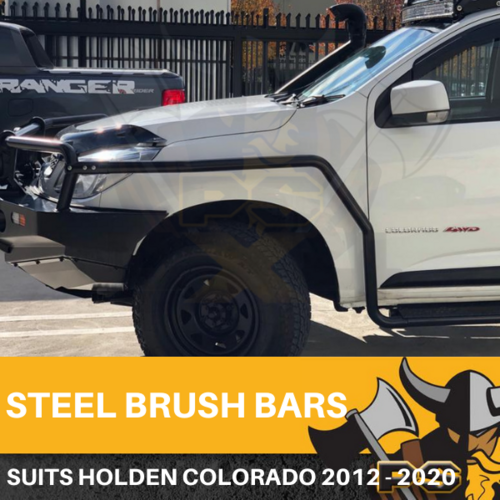 Brush Bars for Holden Colorado 2012-2019 Heavy Duty Steel