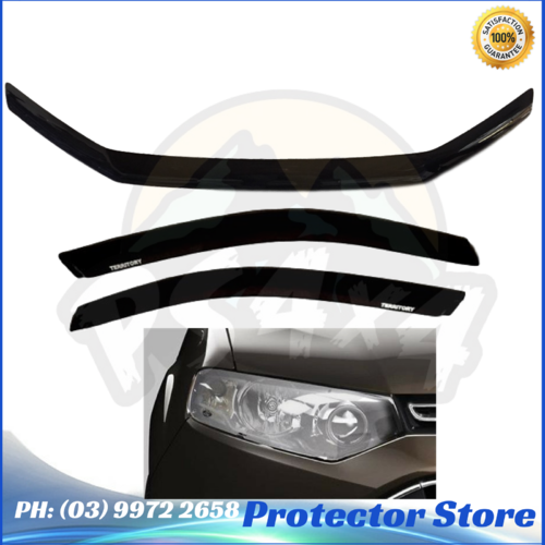 Ford Territory SZ 2011-2016 Bonnet Protecter,Weather shield & HeadLight Covers