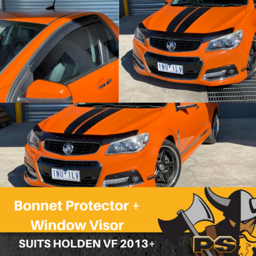 Holden VF UTE 2014-2016 Bonnet Protector & Window Visors Weather Shields