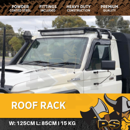 Steel Flat Roof Rack For Nissan Patrol GQ GU UTE 850x1250mm