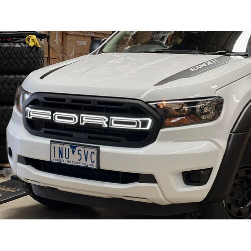 Ford Ranger Raptor Grill To Suit xl xlt xls PX3 2018 - 2021 with LED lights