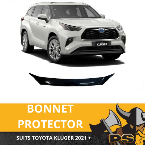 Bonnet Protector Guard to suit Toyota Kluger 2021 + Tinted Guard