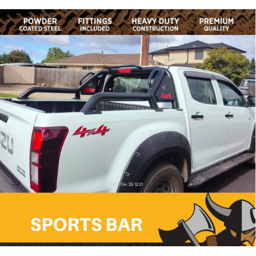 PS4X4 Roll Bar Sports Bar Tub Bar to suit Holden Colorado 2012 - 2021